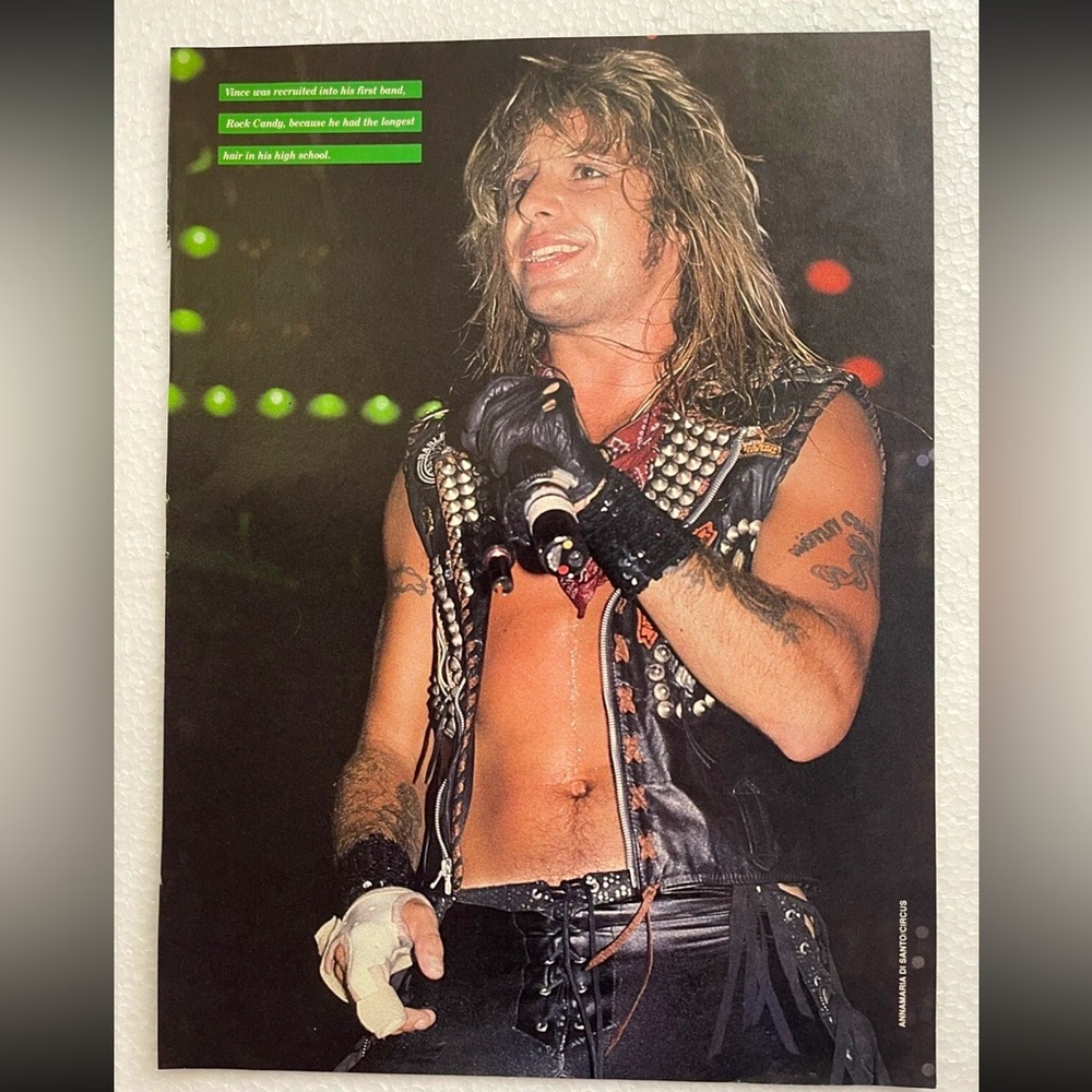 Rockstar Vince Neil pinup